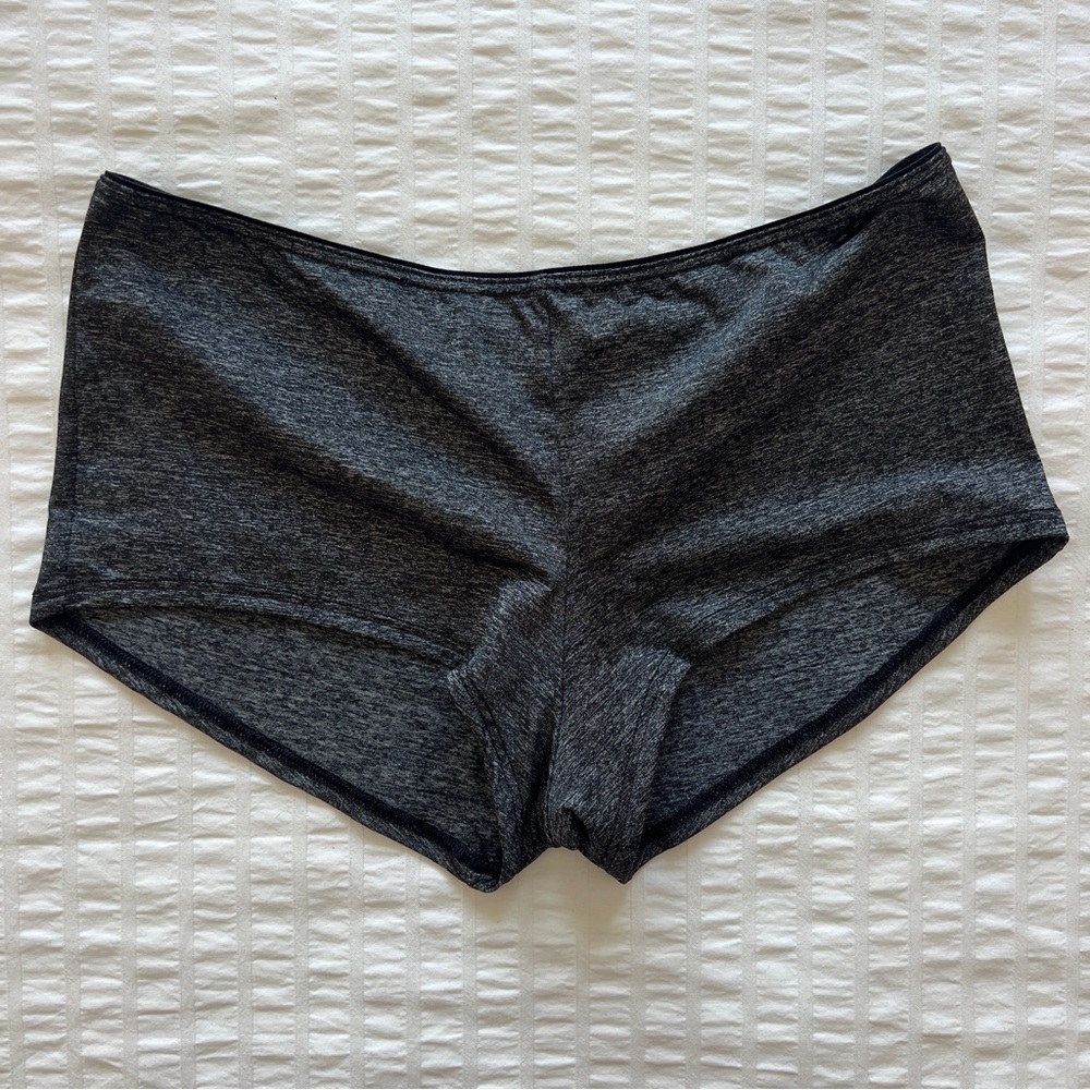NWT Victoria's Secret Heathered Grey Scrunch Back Shortie Boyshort Panties, M